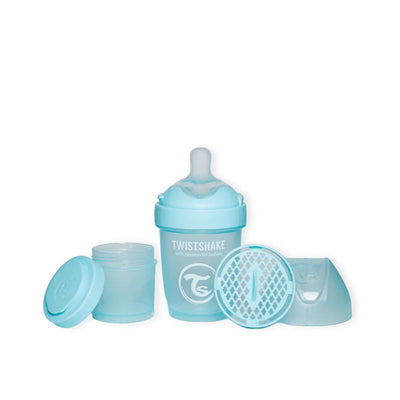 Mamadera Anticólico Twistshake Double Pro 180ml Celeste