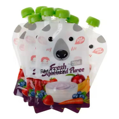 Pack 10 Bolsas Reutilizable Para Papillas Y Compotas Bebés
