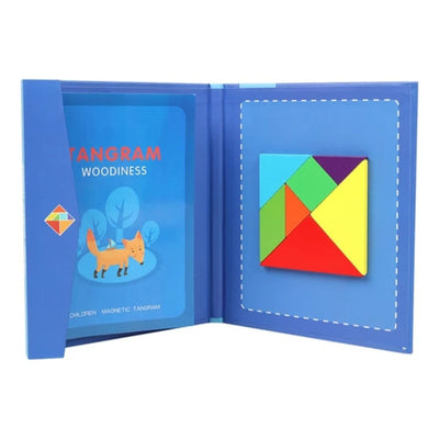 Juego Didactico Tangram 3d Magnetico - Madera Para Niños