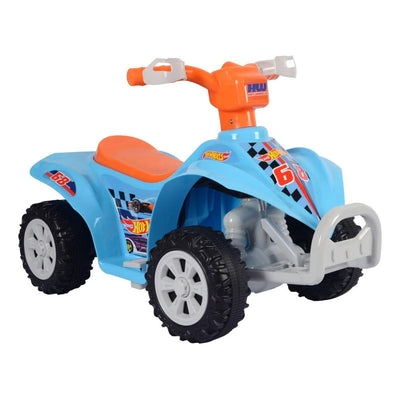 Cuatrimoto A Batería-recargable Azul Hot Wheels Niños Azul