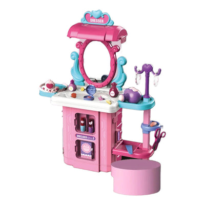 Set Peluquería Juguete Maleta Juego De Roles Niñas