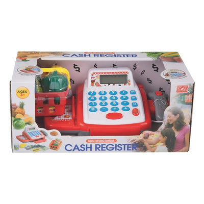 Caja Registradora Supermercado Calculadora Real Juegos Niños