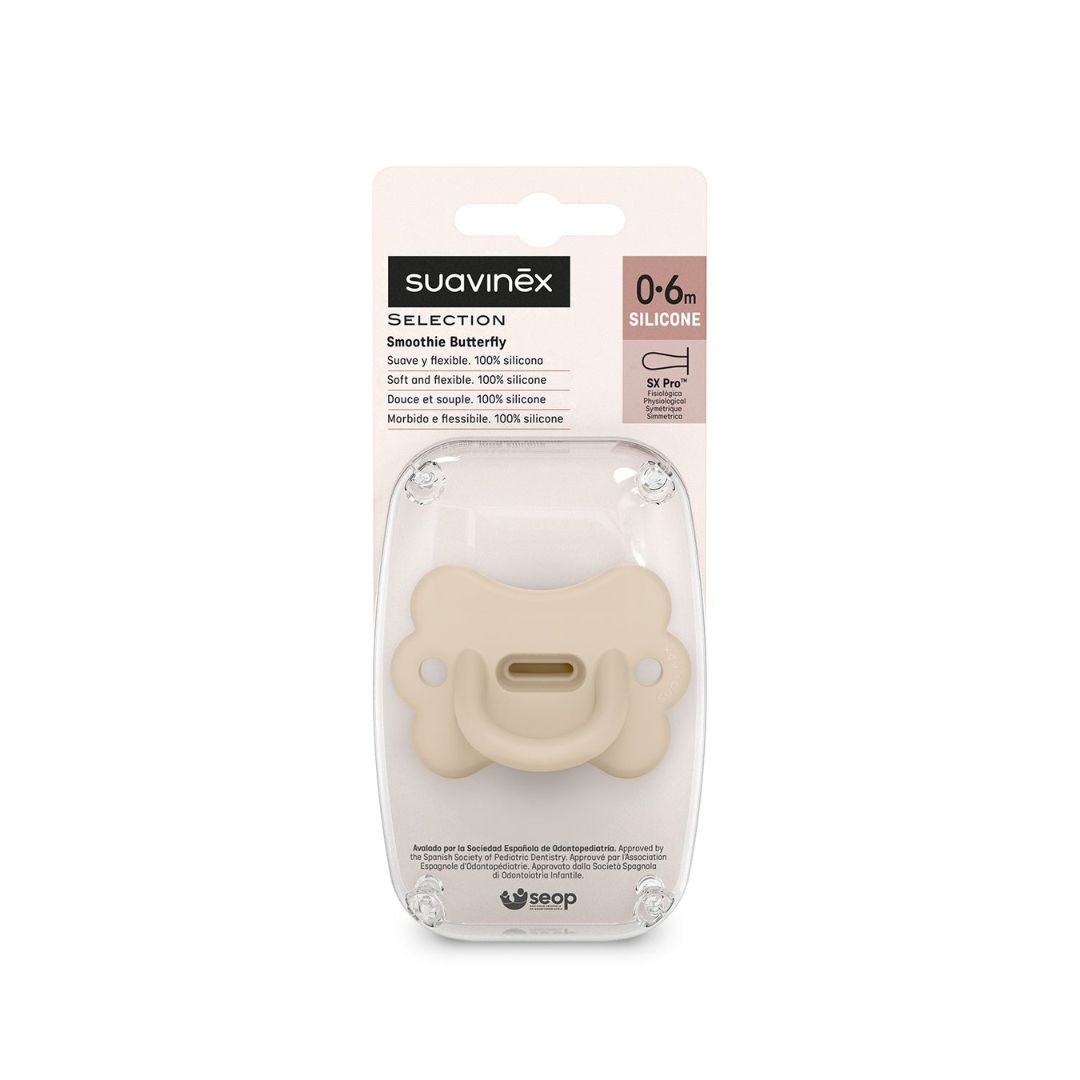 Chupete Suavinex Todo Silicona Butterfly 0-6 meses