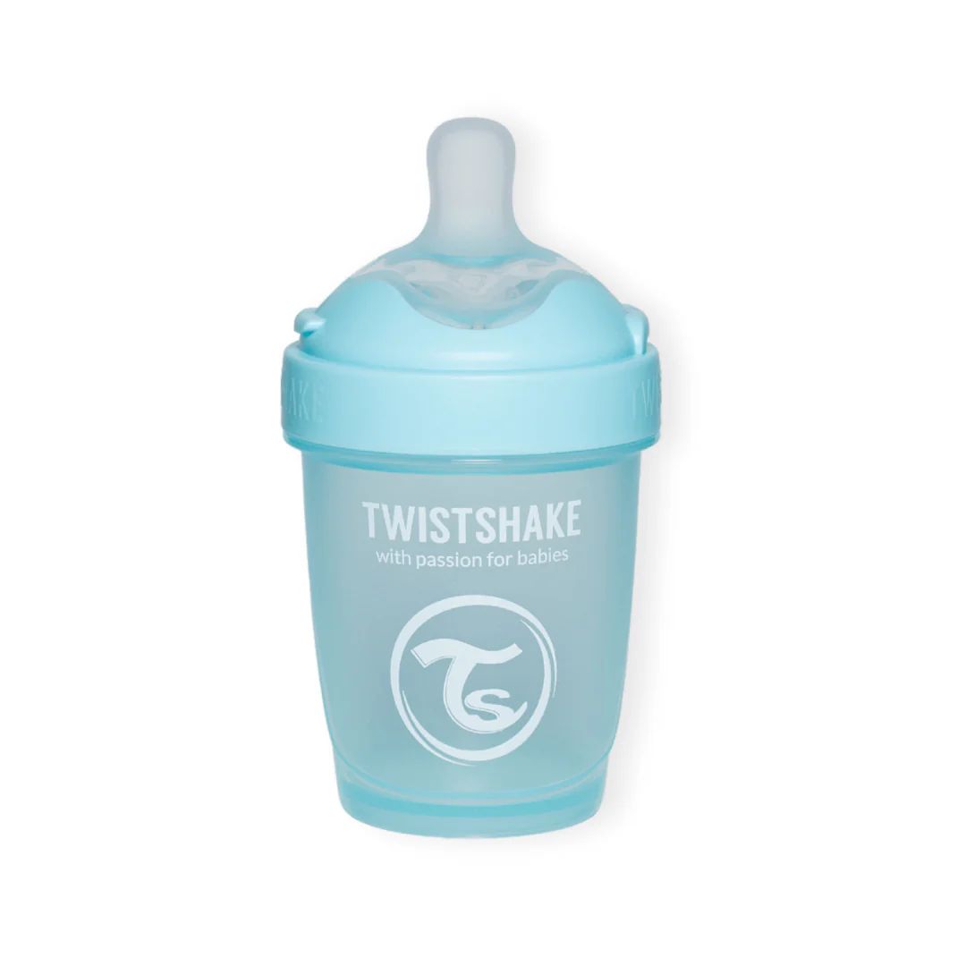 Mamadera Anticólico Twistshake Double Pro 180ml Celeste