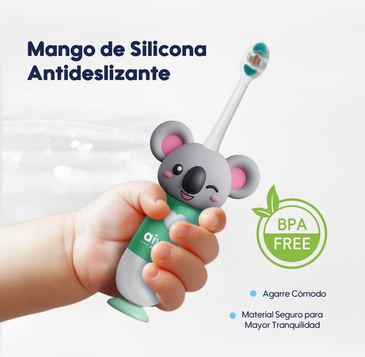 Mango de silicona antideslizante