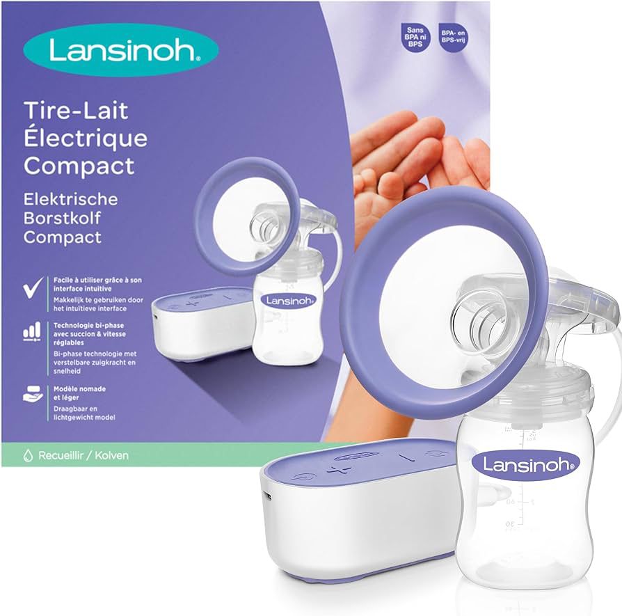 Extractor De Leche Eléctrico Compact Single Lansinoh