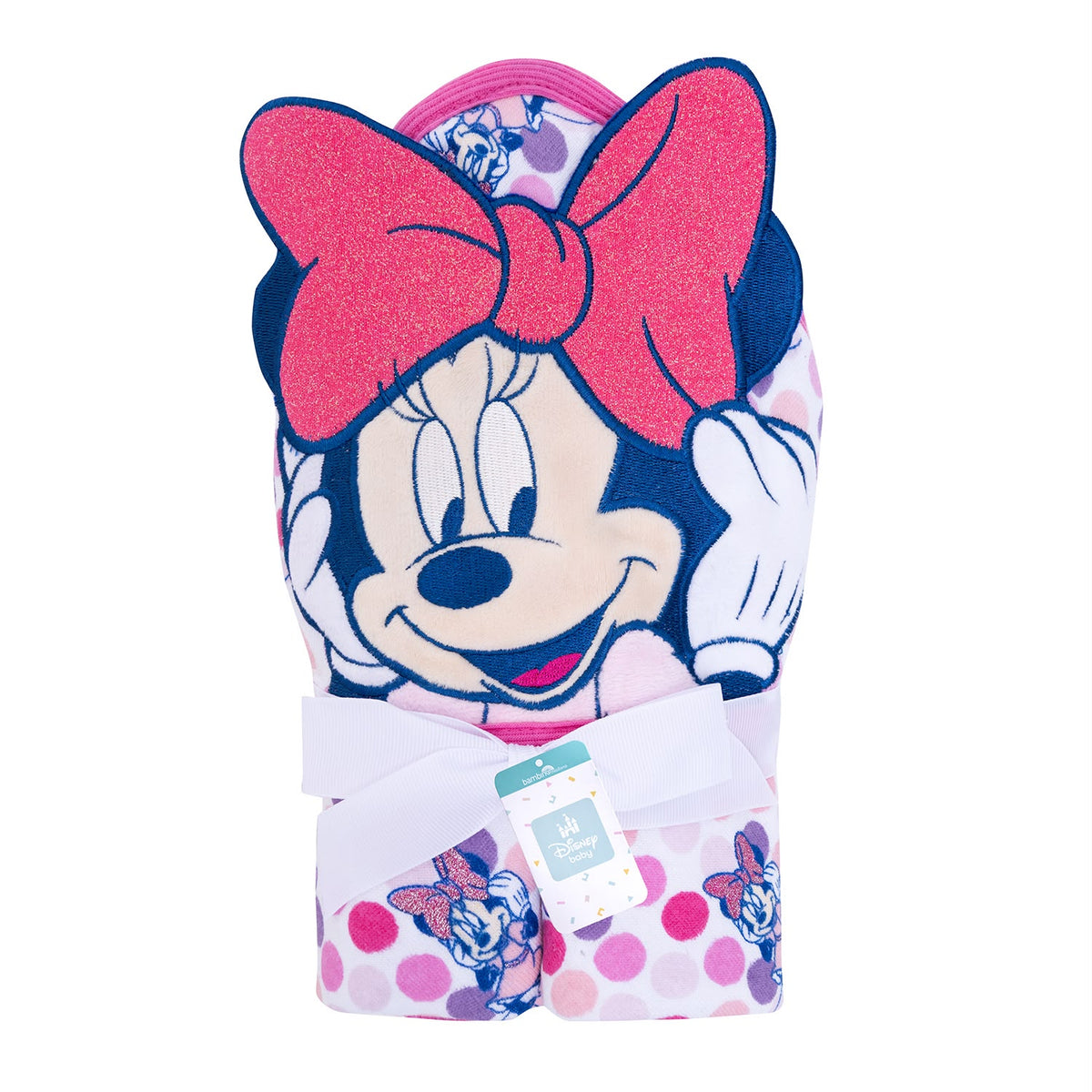 Toalla De Baño Bebe Con Capucha Bambino Minnie
