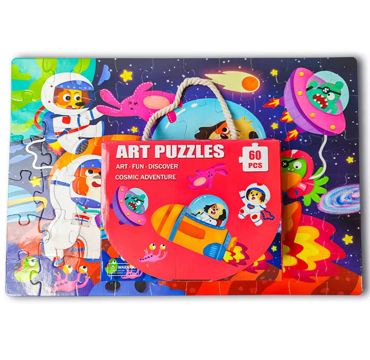 Rompecabezas Puzzle Para Niños 60 Piezas Astronauta