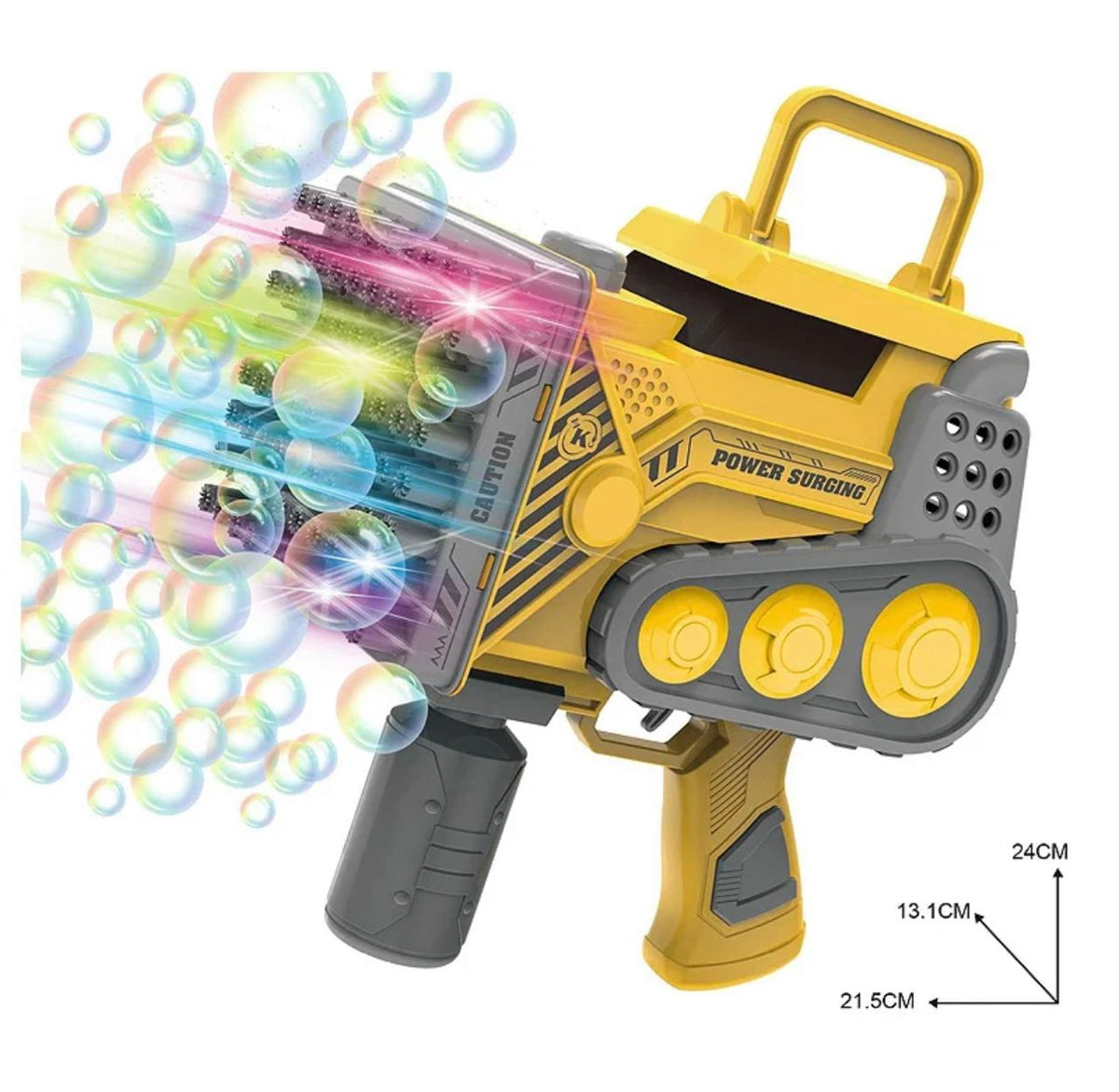 Pistola De Burbuja Lanza Burbuja Maxi Recargable
