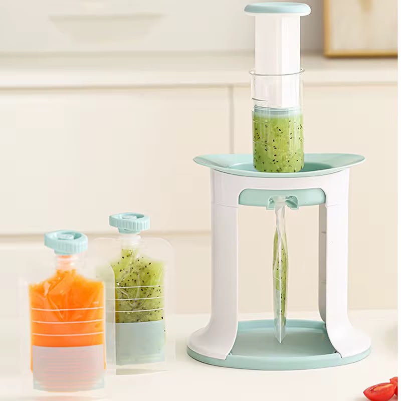 Dispensador De Papilla O Compota Niños Verde