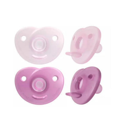 Chupete Soothie Rosado  0-6 M Avent