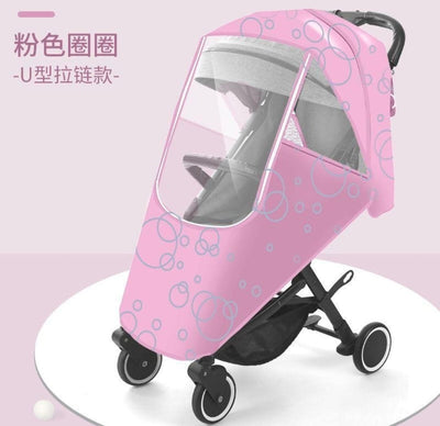 Cubre Coche Impermeables Con Apertura Diseños- Colores Bebé
