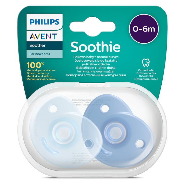 Chupete Soothie Azul  0-6 M Avent