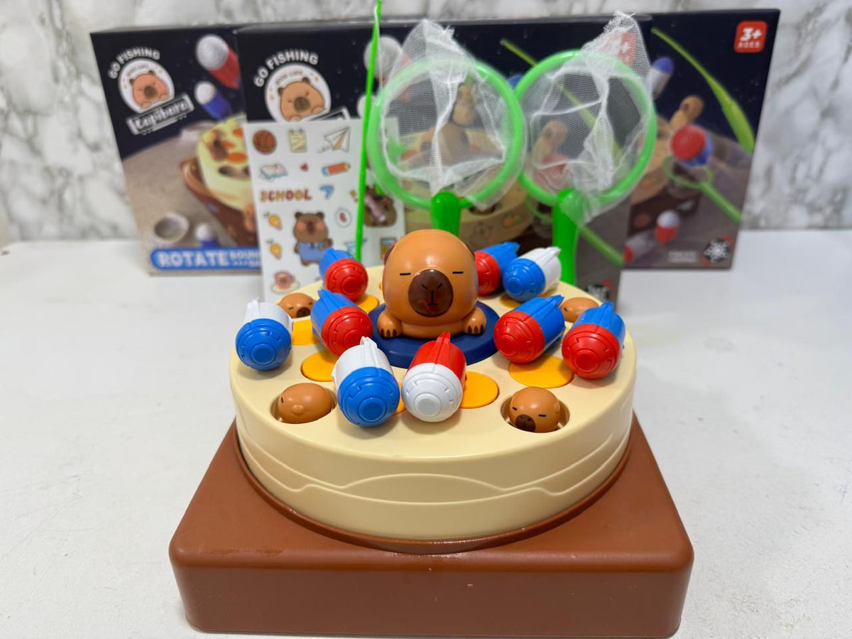 Juego De Mesa Pesca Milagrosa Giratorio Capibara