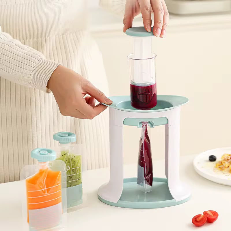 Dispensador De Papilla O Compota Niños Verde