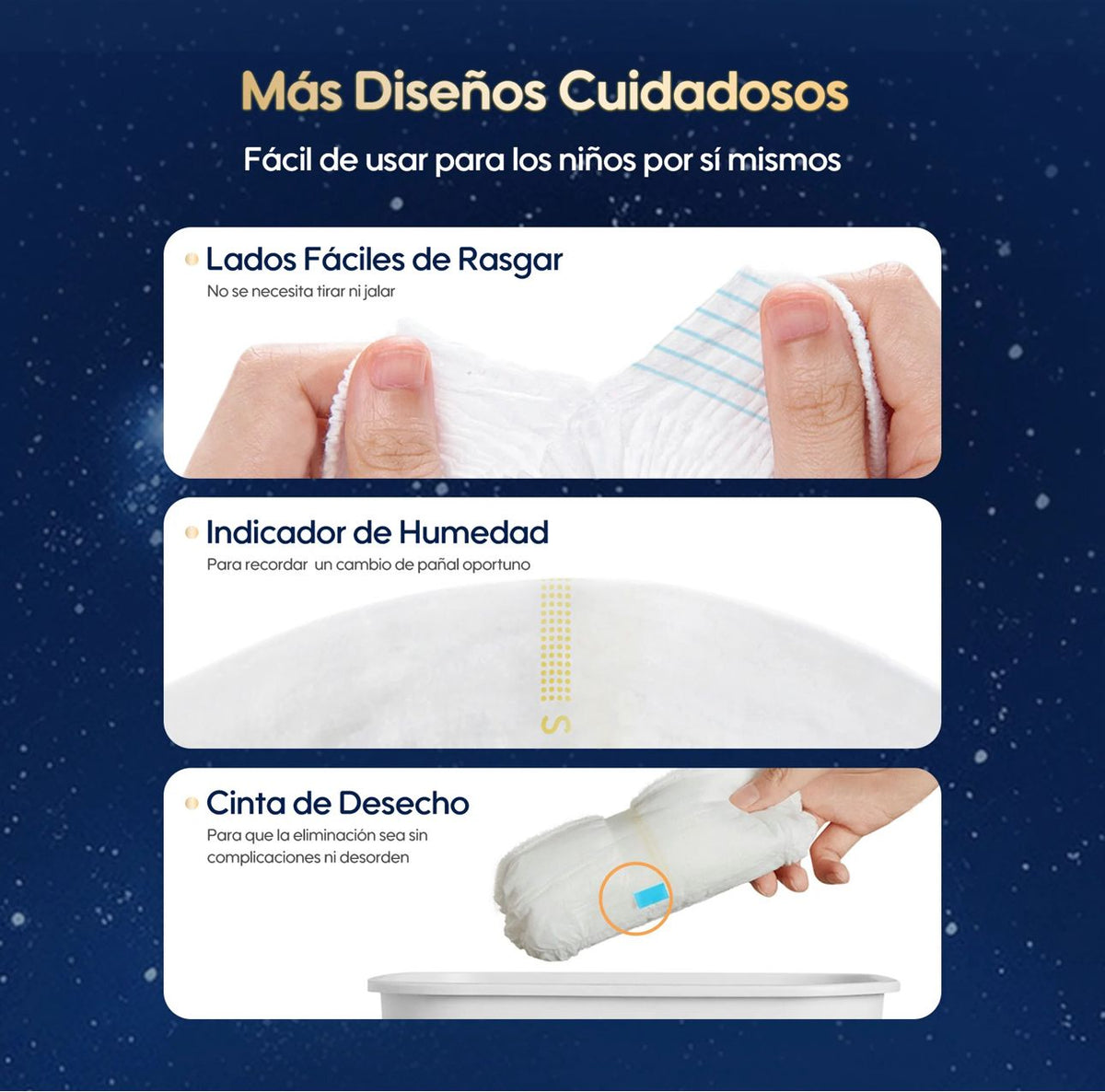 Pañal Calzoncitos Pants Nocturno Comfynite Aiwibi P/M