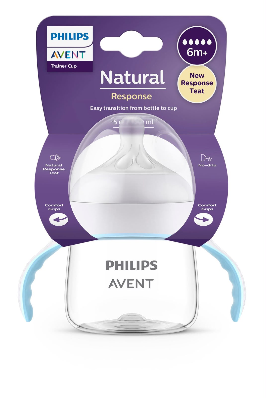 Vaso Entrenamiento  Avent Natural Reponse  150ml  Blanco