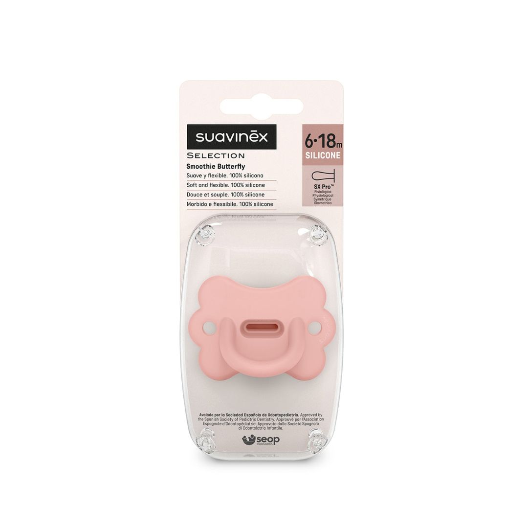 Chupete Suavinex Todo Silicona Butterfly 6-18 meses