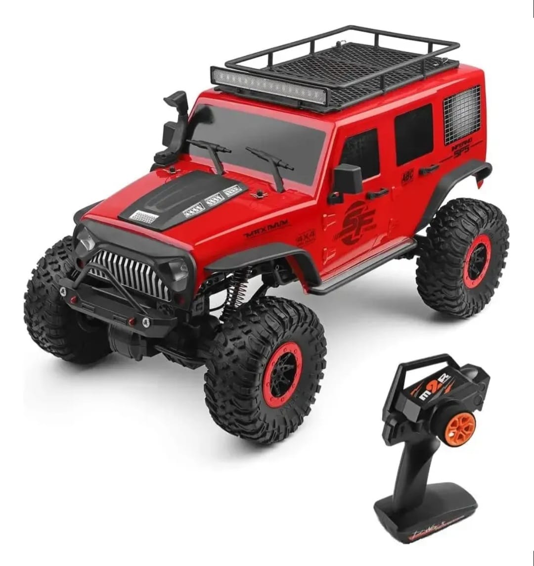 Juguete Auto a Control Remoto Recargable Rock Crawler 1:10
