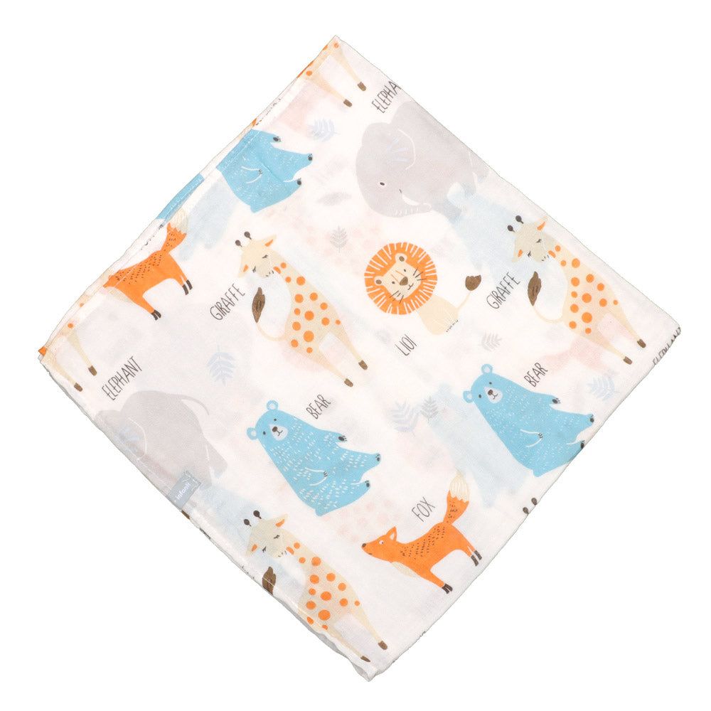 Pack 3 Tutos Infanti Algodón Muselina 75x75cm Celeste