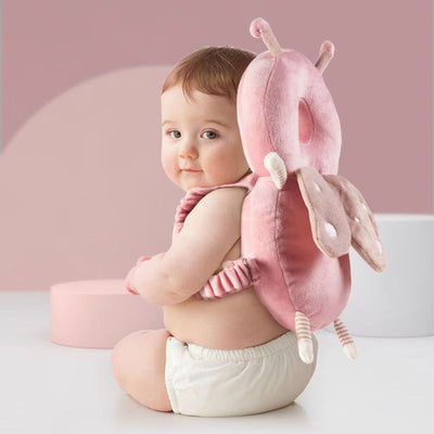 Mochila Protectora Para Cabeza Anti Golpe Rosado Chinita