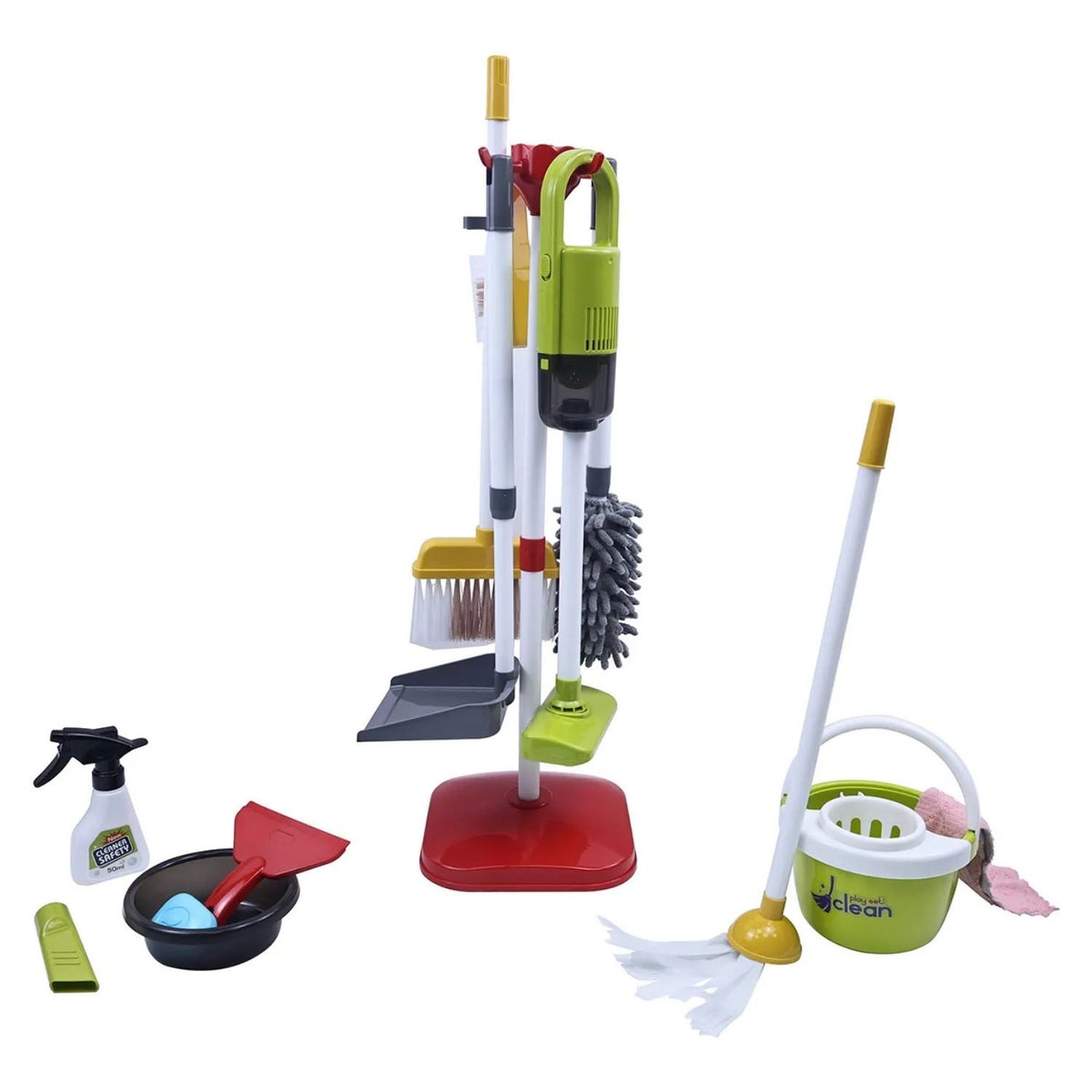 Juguete Limpieza Set De Aseo Didáctico Niños Con Aspiradora