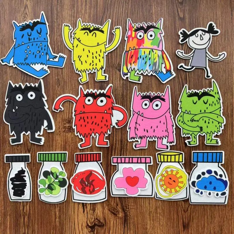 Set Didáctico El Monstruo De Colores Emociones Niños
