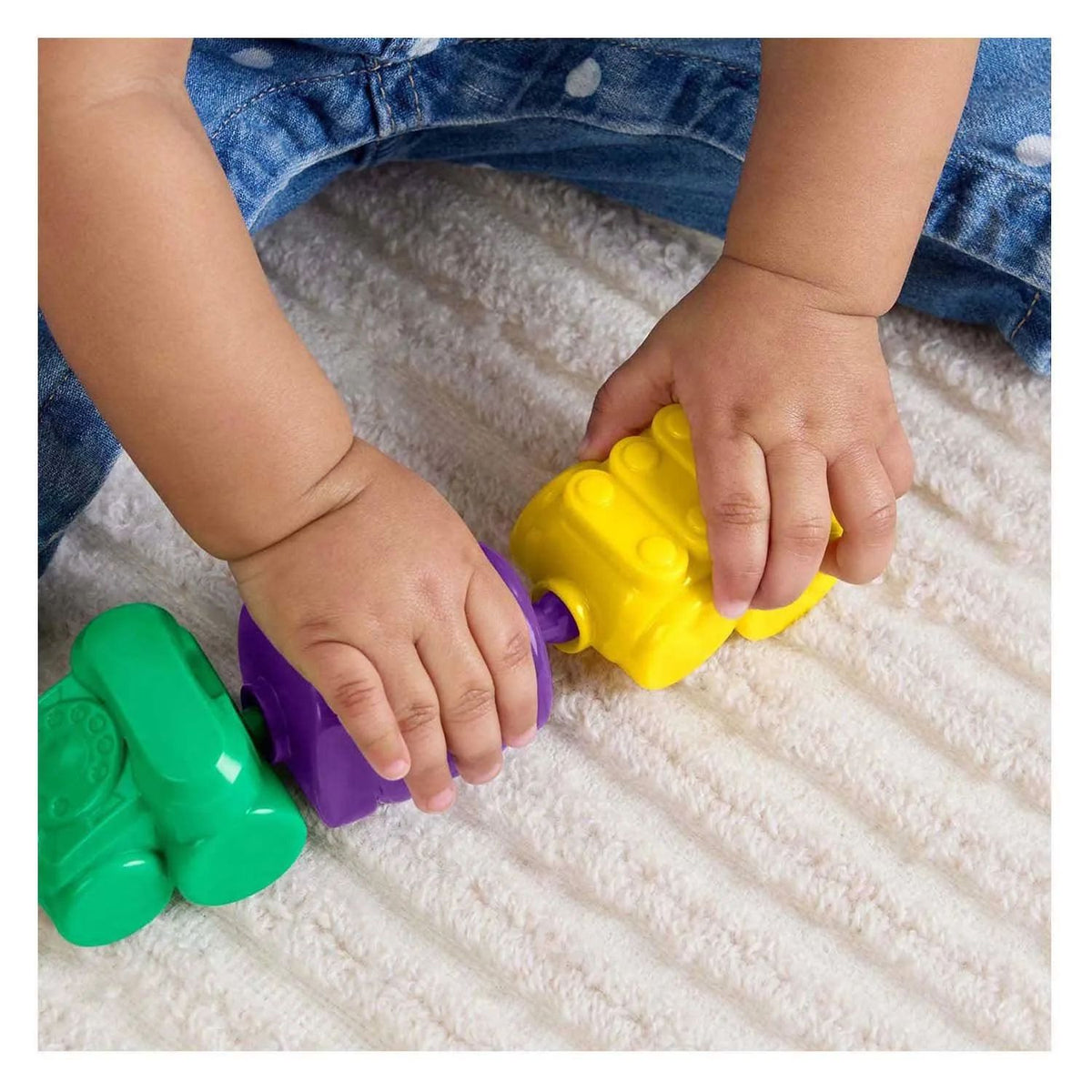 Kit Pila De Aritos Y Piezas Encaje Fisher Price Clásico