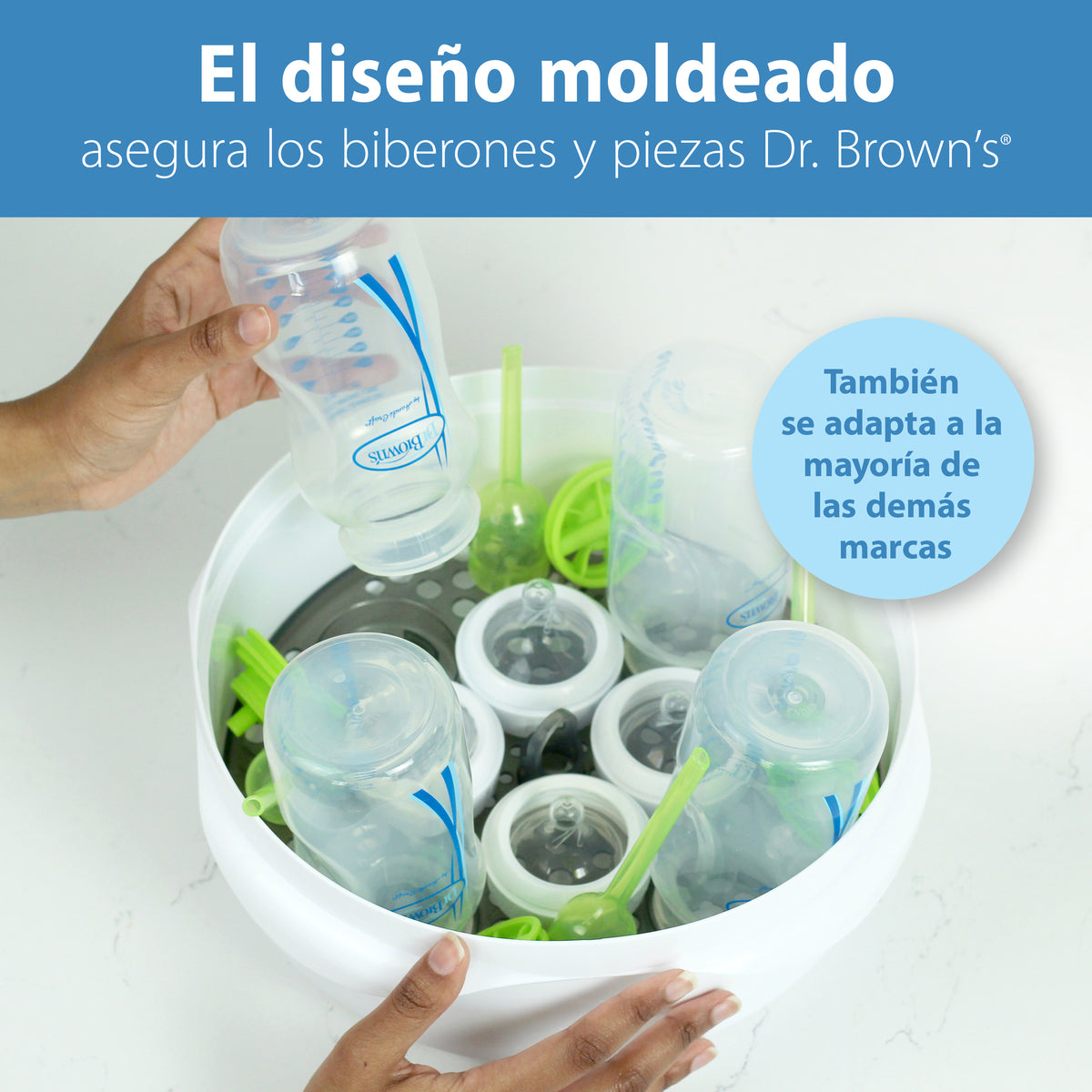 Set Regalo Mamadera Recién Nacido Anticólico Dr. Brown's