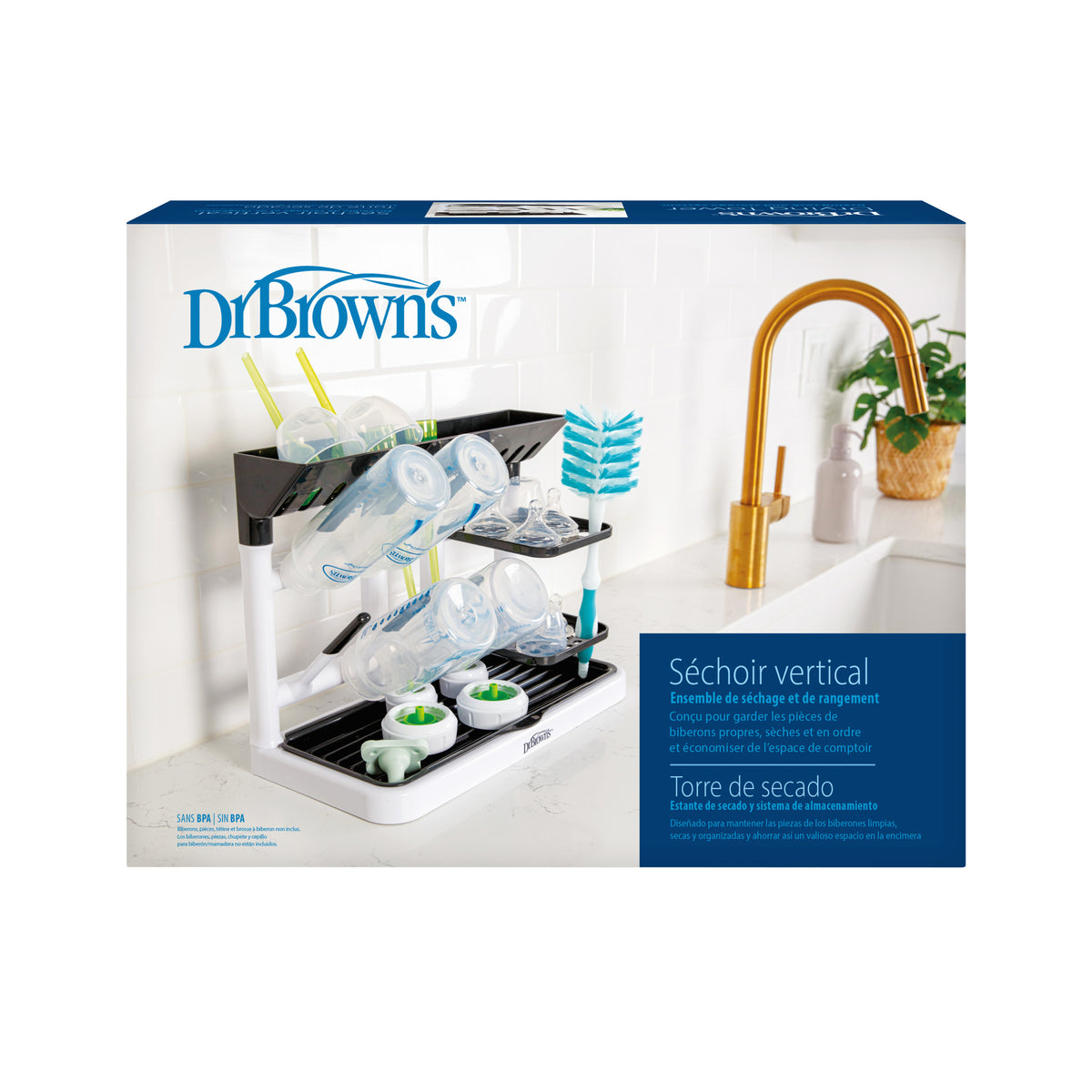 Escurridor Rack Universal Para Mamaderas Dr. Brown's