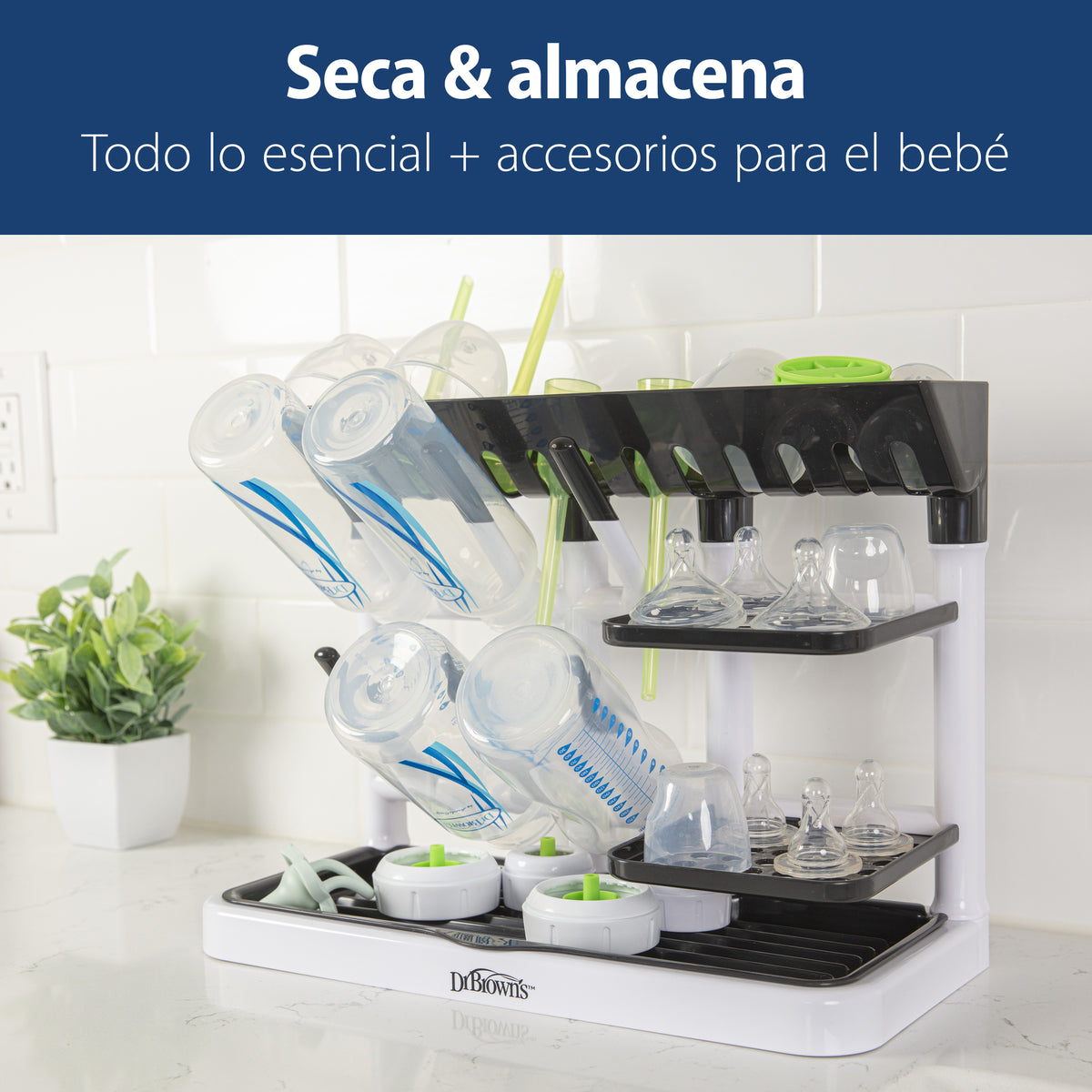 Escurridor Rack Universal Para Mamaderas Dr. Brown's