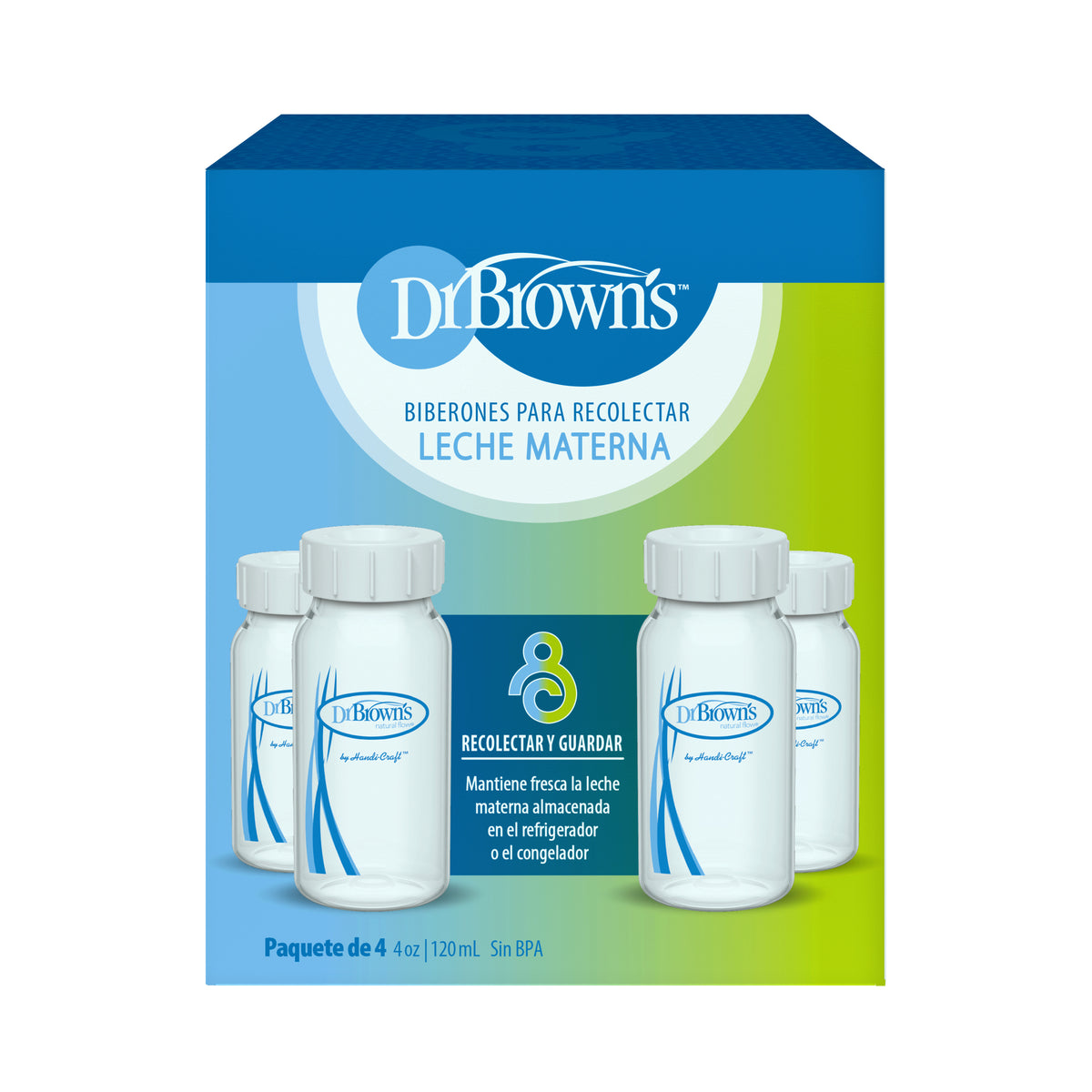 Botellas Estándar Almacenamiento De Leche 4un Dr. Brown's
