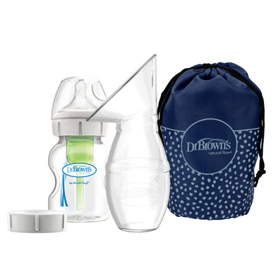Pack Recolector De Leche Manual Dr. Brown's + Mamadera 150ml
