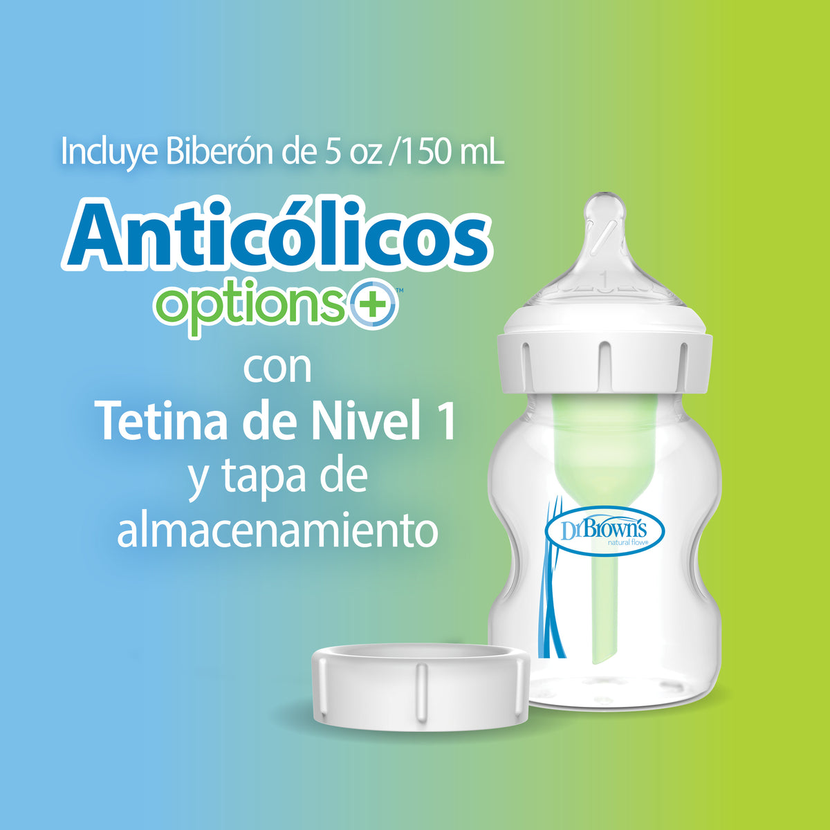 Pack Recolector De Leche Manual Dr. Brown's + Mamadera 150ml