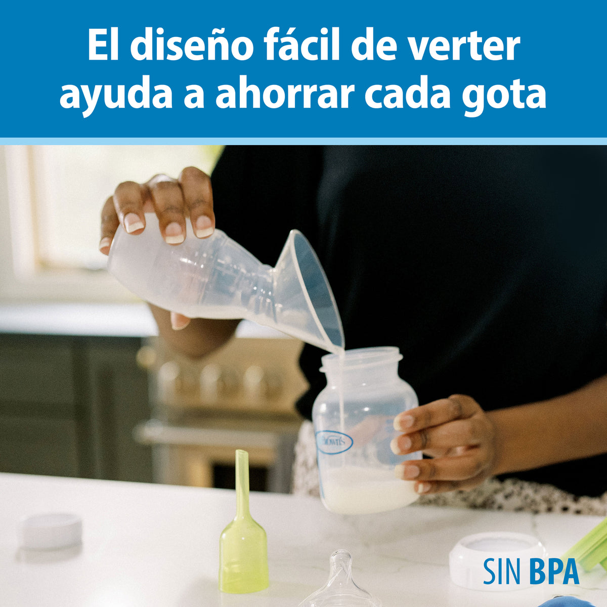 Pack Recolector De Leche Manual Dr. Brown's + Mamadera 150ml