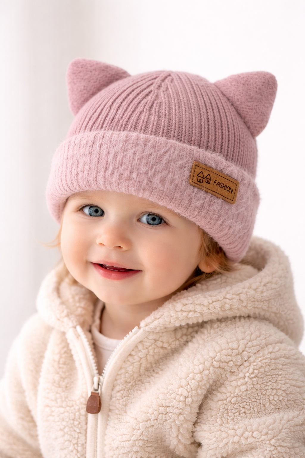 Gorro De Lana Invierno Para Niños Con Orejas Gatico