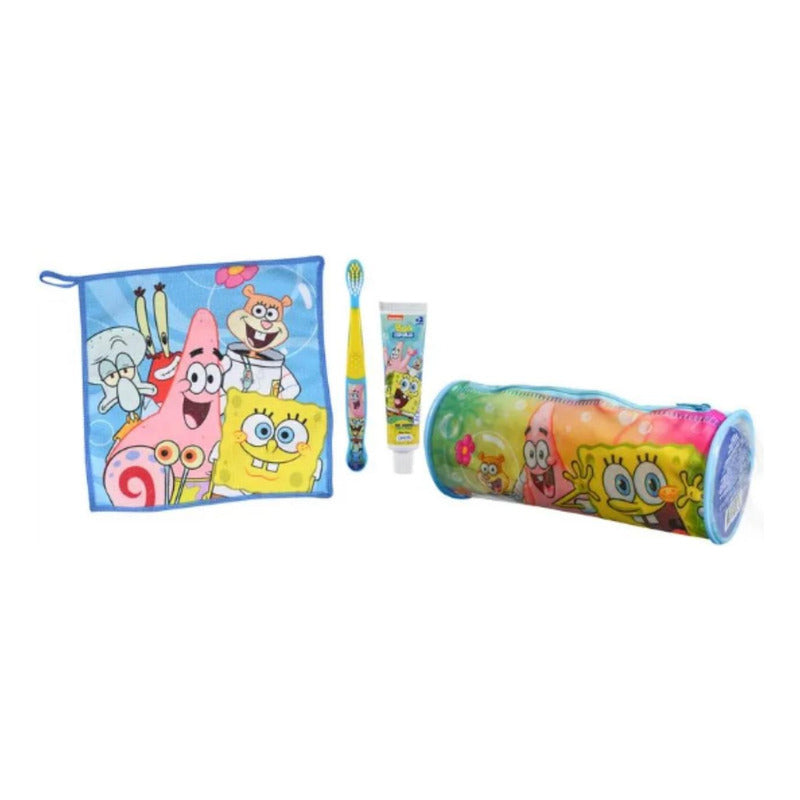 Set Dental Niños Con Estuche-cepillo-pasta Dental-toalla Peq