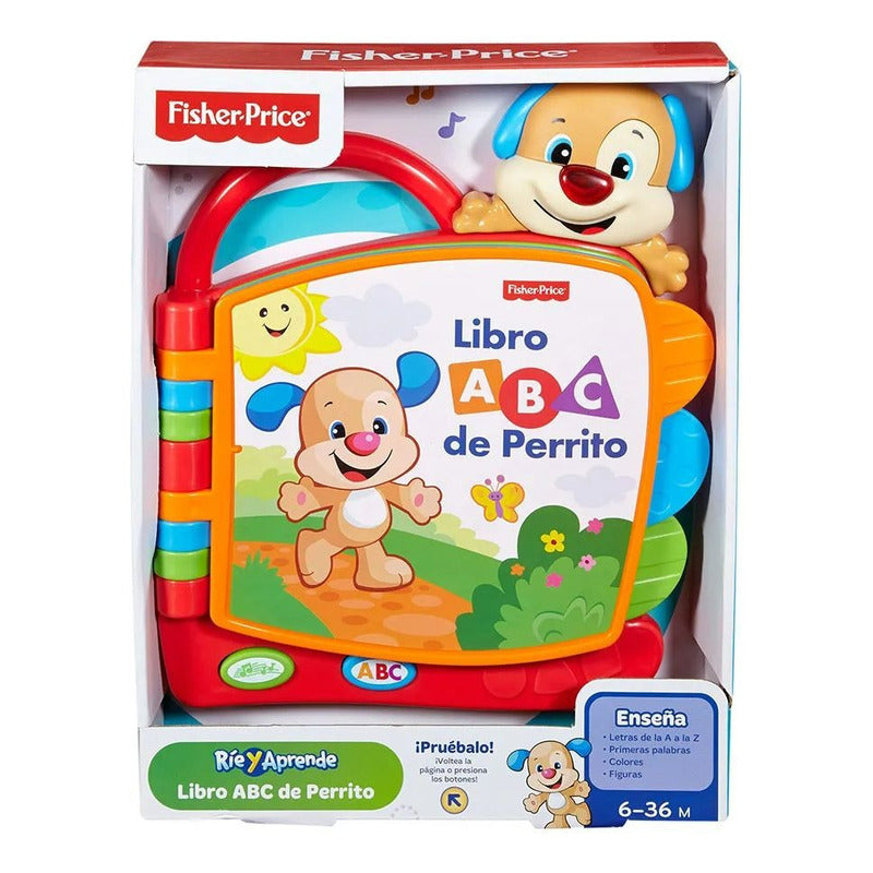 Juguete Libro Abc De Perrito Rie Y Aprende Fisher Price