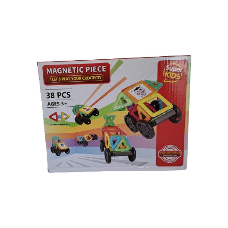 Set De Construcción Magneticos Didacticos Niños