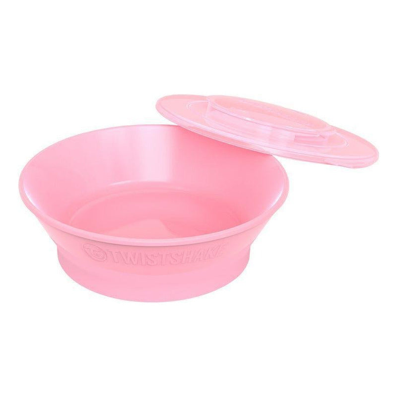 Twistshake Bowl Para Comida Bebé Rosado Pastel Lisa Unicolor