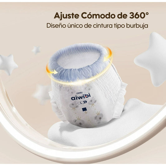 Pañales Aiwibi Pants Dulce Noche Calzoncillos Extra Extra Extra Grande (XXXG)