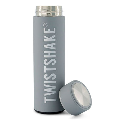 Termo Para Agua Twistshake Hot & Cold 420ml Gris