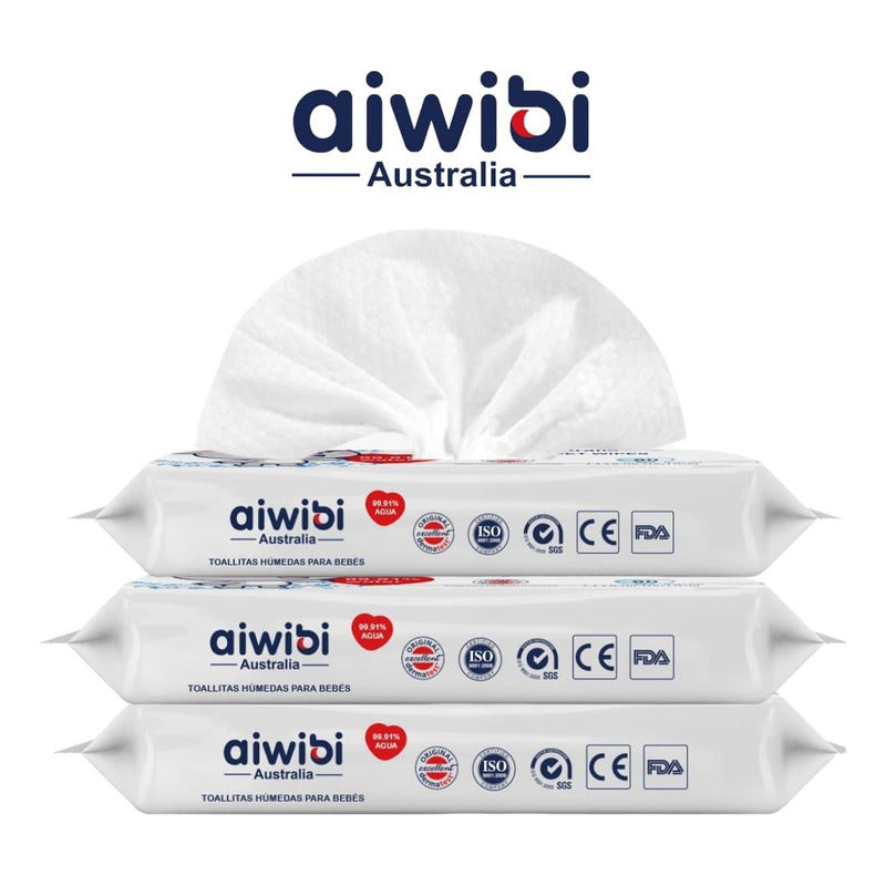 Toallas Húmedas Aiwibi Caja X 12 Paquetes