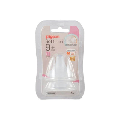 Tetina Pigeon Softouch Repuesto Boca Ancha Talla Ll +9m