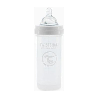 Mamadera Twistshake Anti-cólico 260ml Blanco Liso