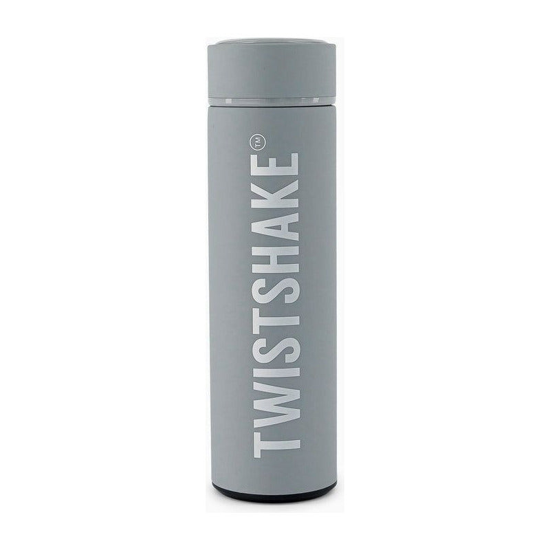 Termo Para Agua Twistshake Hot & Cold 420ml Gris