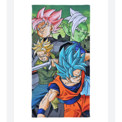 Toalla Playera Infantil Dragon Ball Z Microfibra Playa