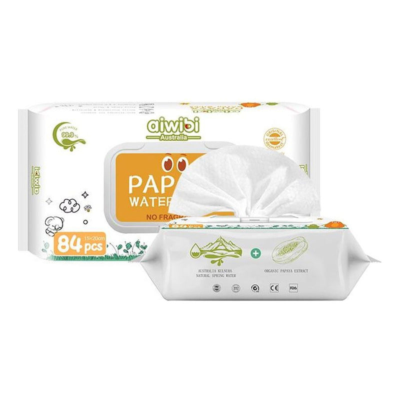Toallas Húmedas Aiwibi Papaya Pack 3 X 84 Und