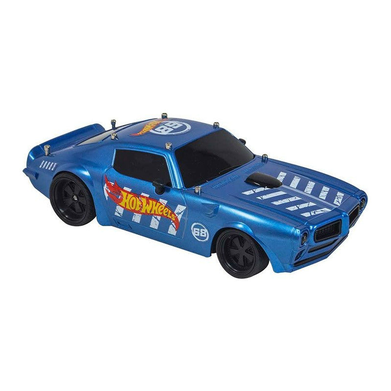 Juguete Auto A Control Remoto Speed King Hot Wheels Azul Auto