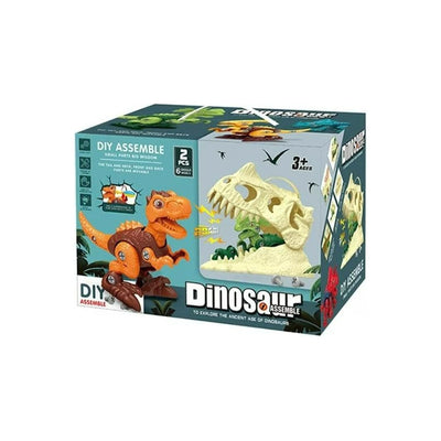 Juguete Didáctico Armable Dinosaurios Niños 60 Dinosaurios